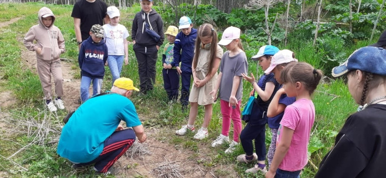 Поход в лагере.